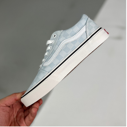 Vans Old Skool  Checkerboard - Dawn Mist Blue