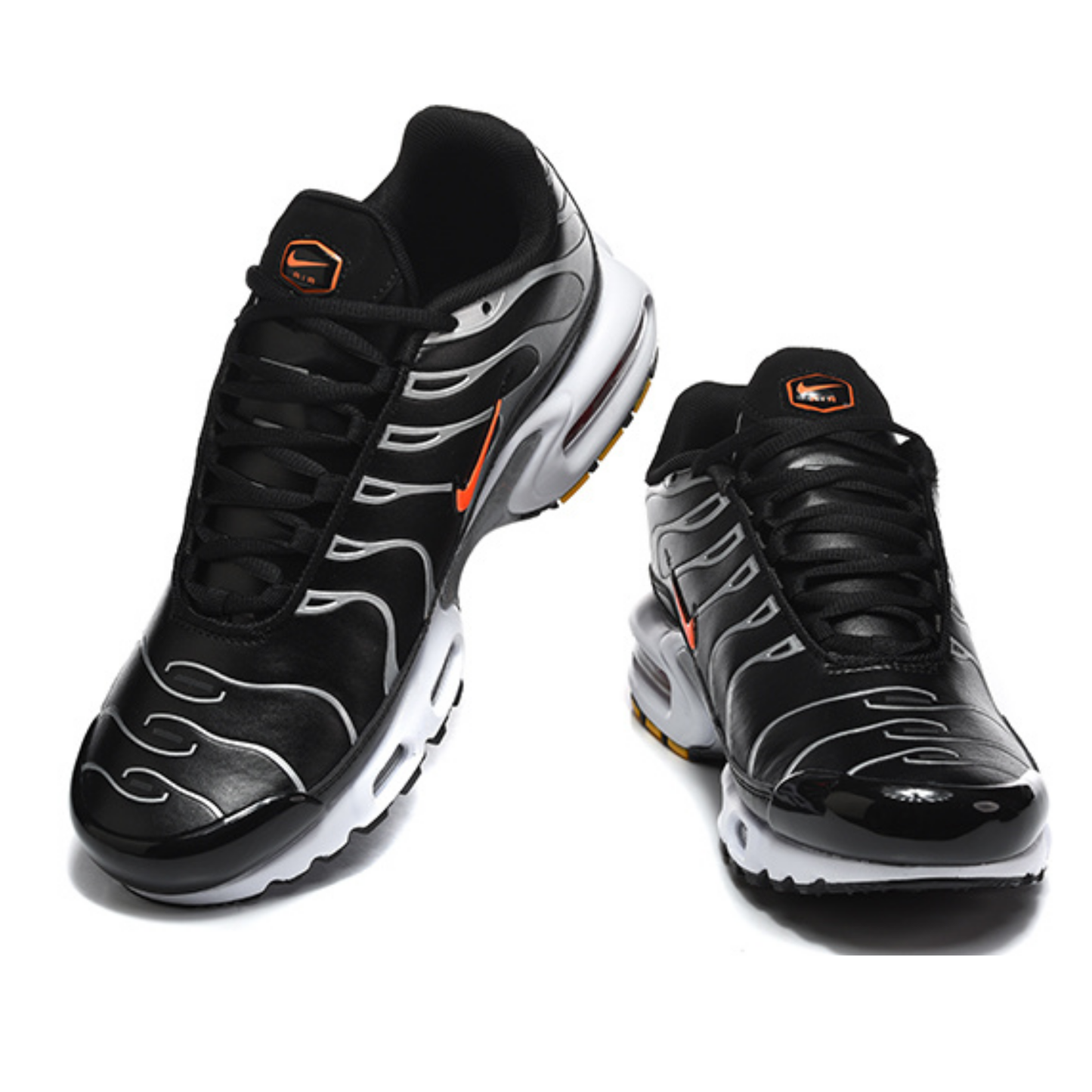 Nike Air Max Plus G - Black Metallic Silver Total Orange