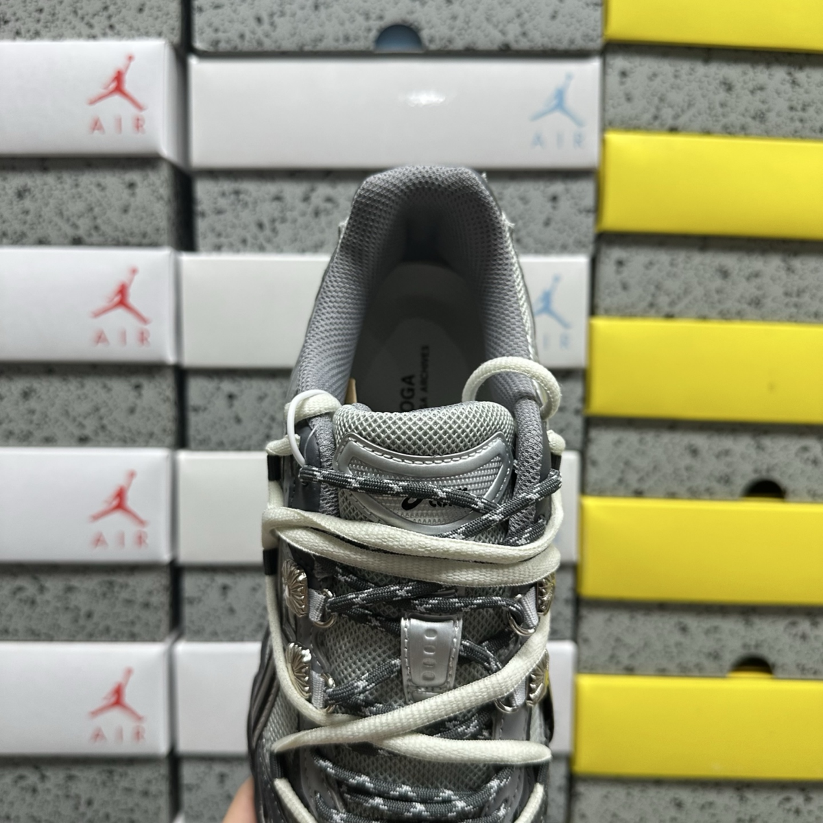 Toga x Asics Gel Cumulus 16 - Grey Black Pure Silver