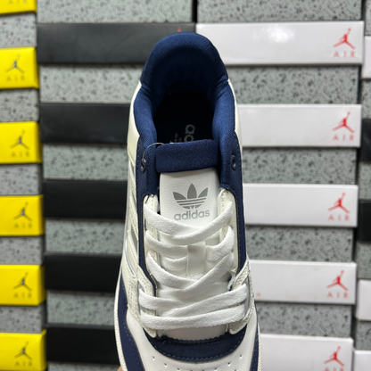 Adidas Drop Step Low 2.0 - Core White / Silver Metallic / Night Indigo