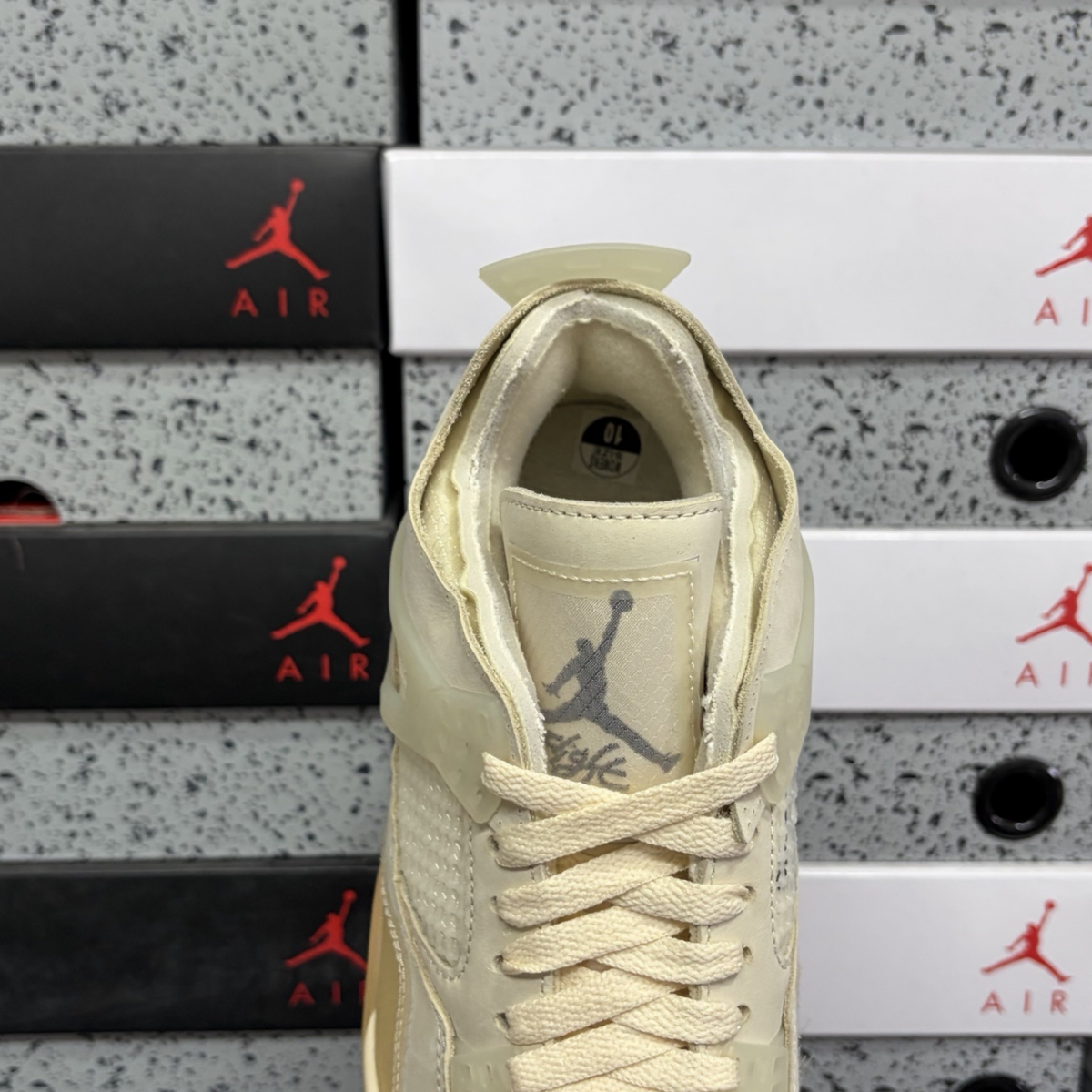 Off-White x Air Jordan 4 Retro SP - Sail
