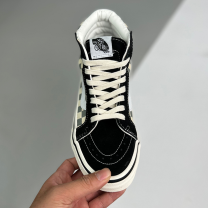 Vans Sk8-Hi Reissue 38 LX Checkerboard - Black/Sage