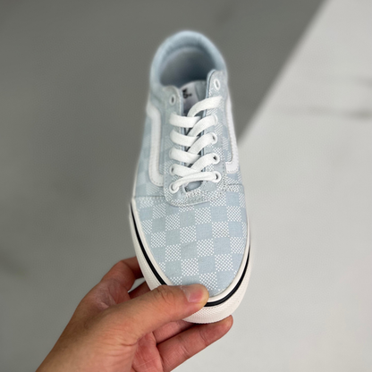 Vans Old Skool  Checkerboard - Dawn Mist Blue