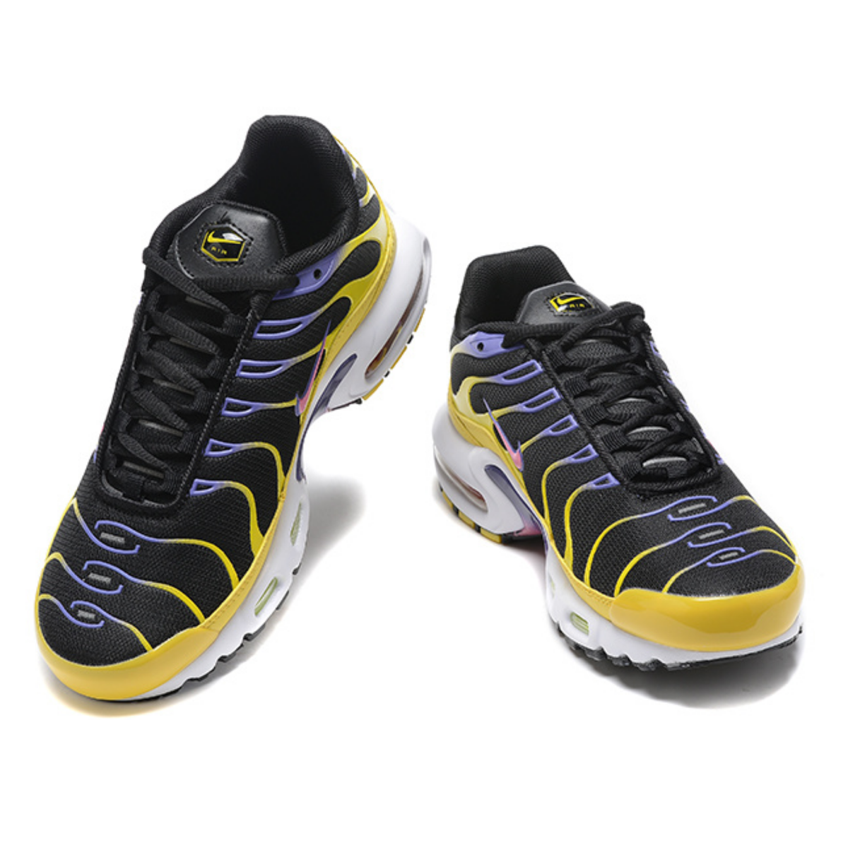 Nike Air Max Plus - Black Multi-Color Yellow Pink