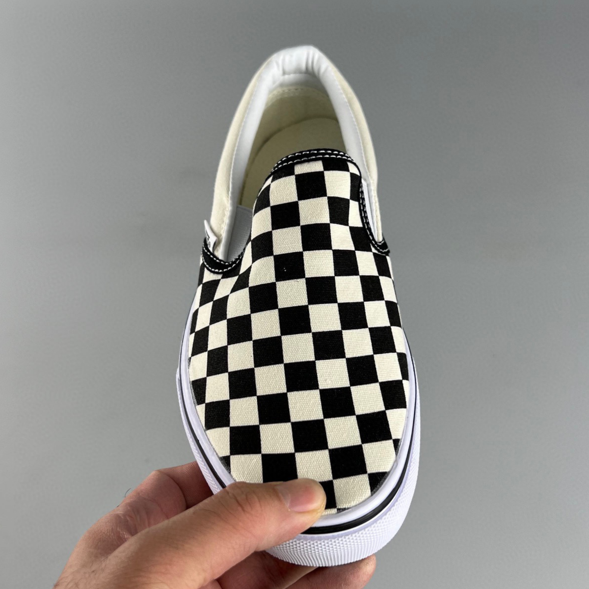 Vans Classic Slip-On Checkerboard - Black/White