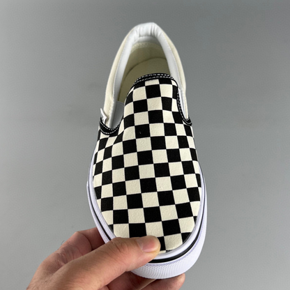Vans Classic Slip-On Checkerboard - Black/White
