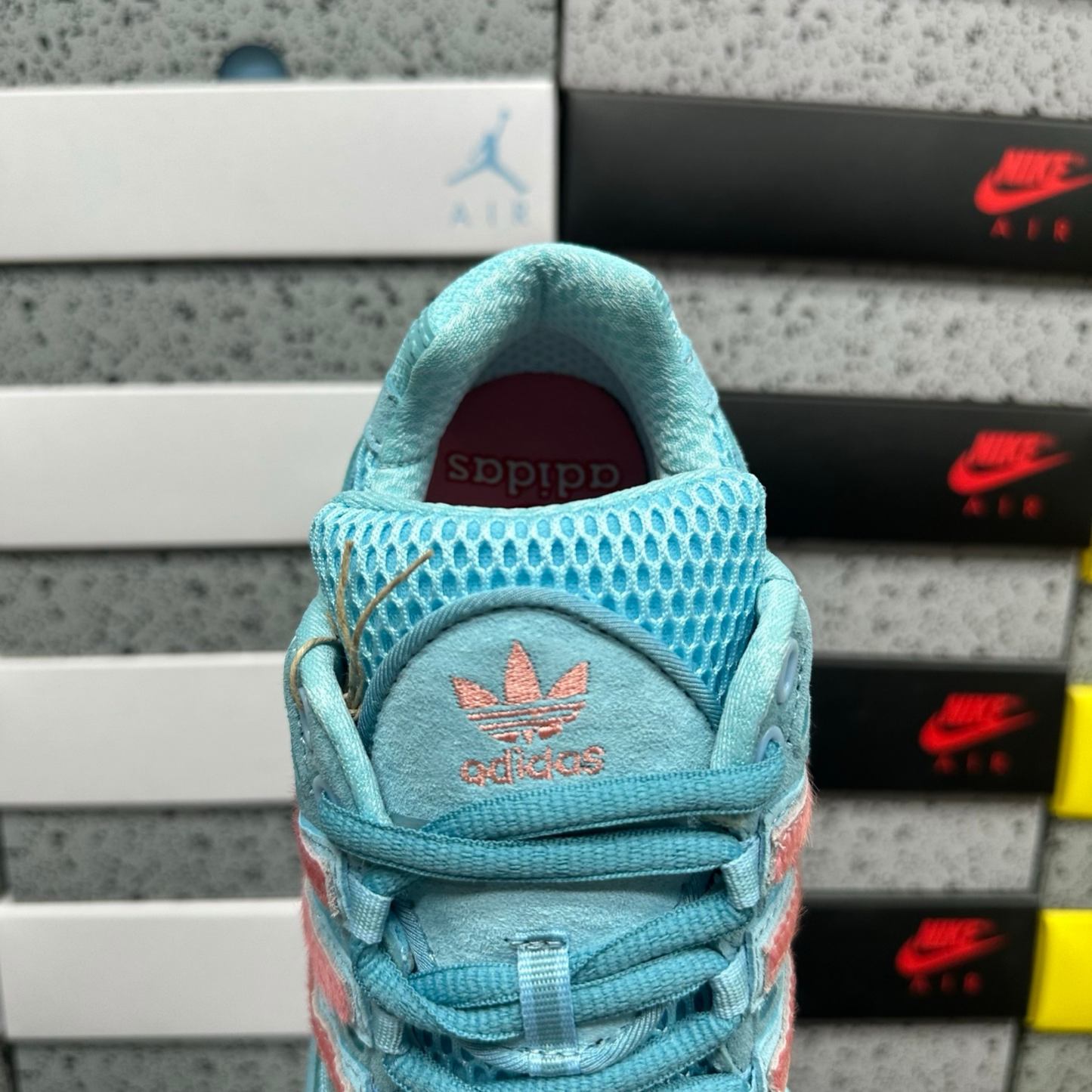 UNHEARD OF x Adidas Adistar Cushion - Bliss Blue/Semi Pink Spark