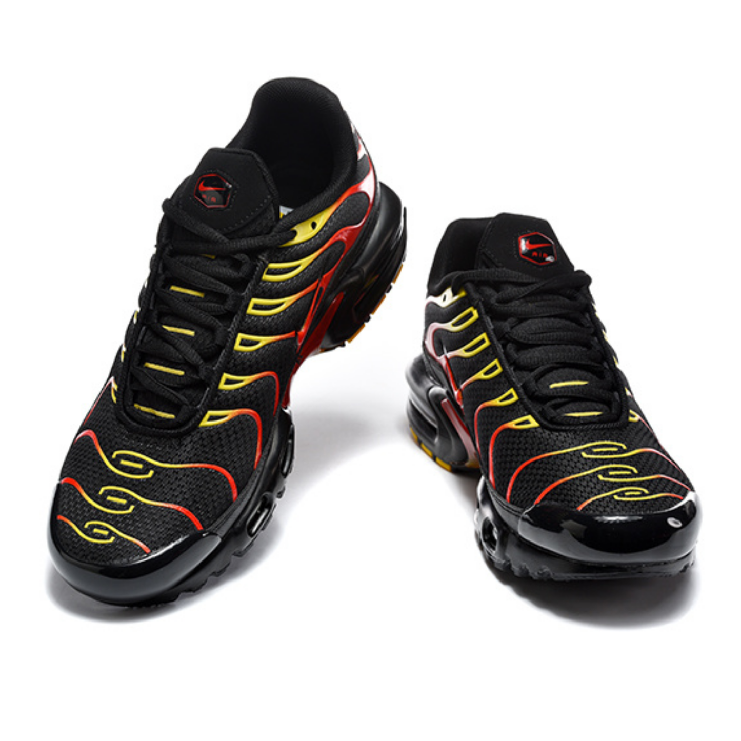 Nike Air Max Plus - Black University Gold Red