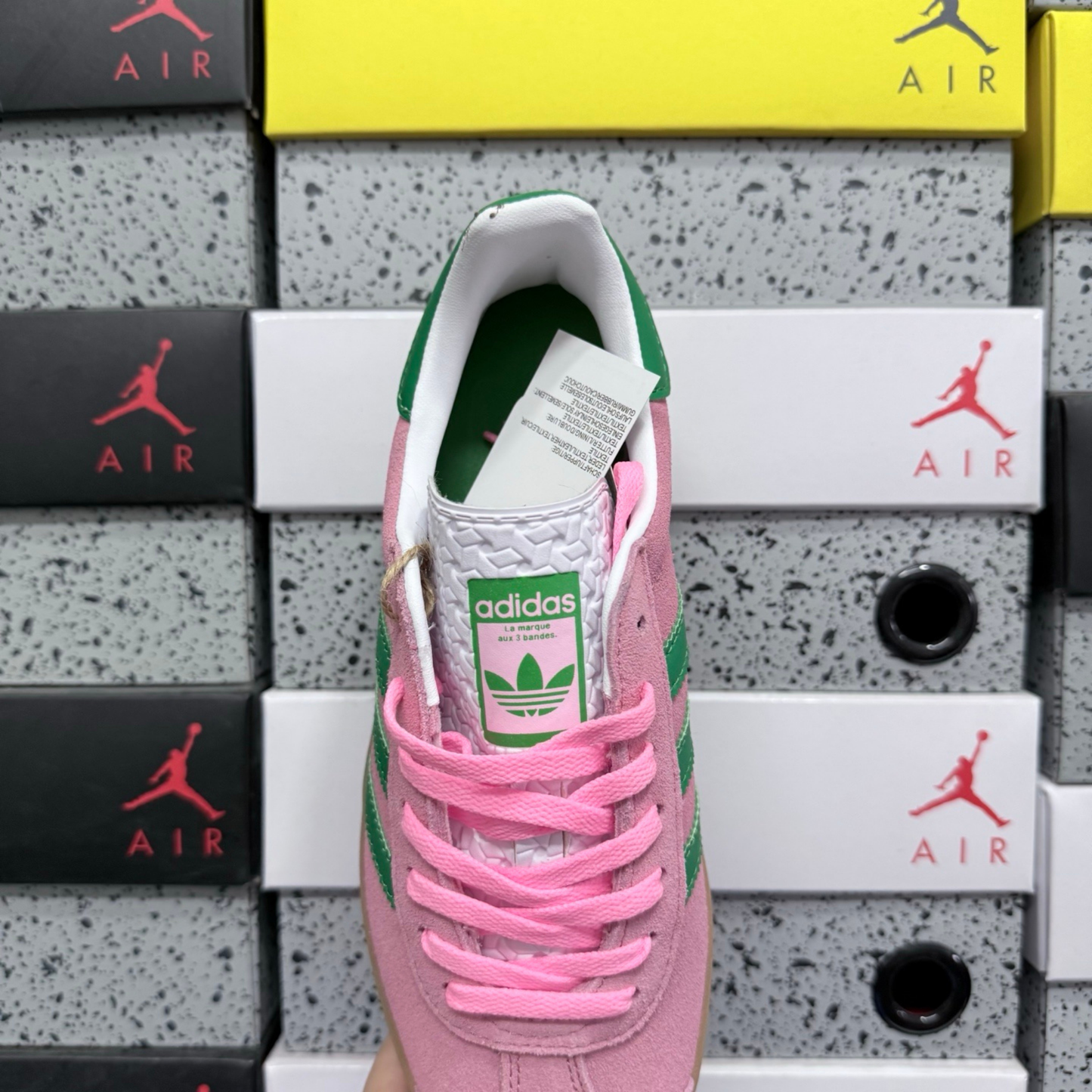 Adidas Gazelle Bold - Pink Green