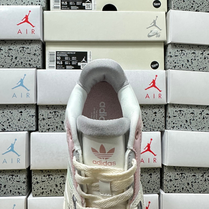 Adidas Drop Step Low 2.0 - White Linen Green / Pink