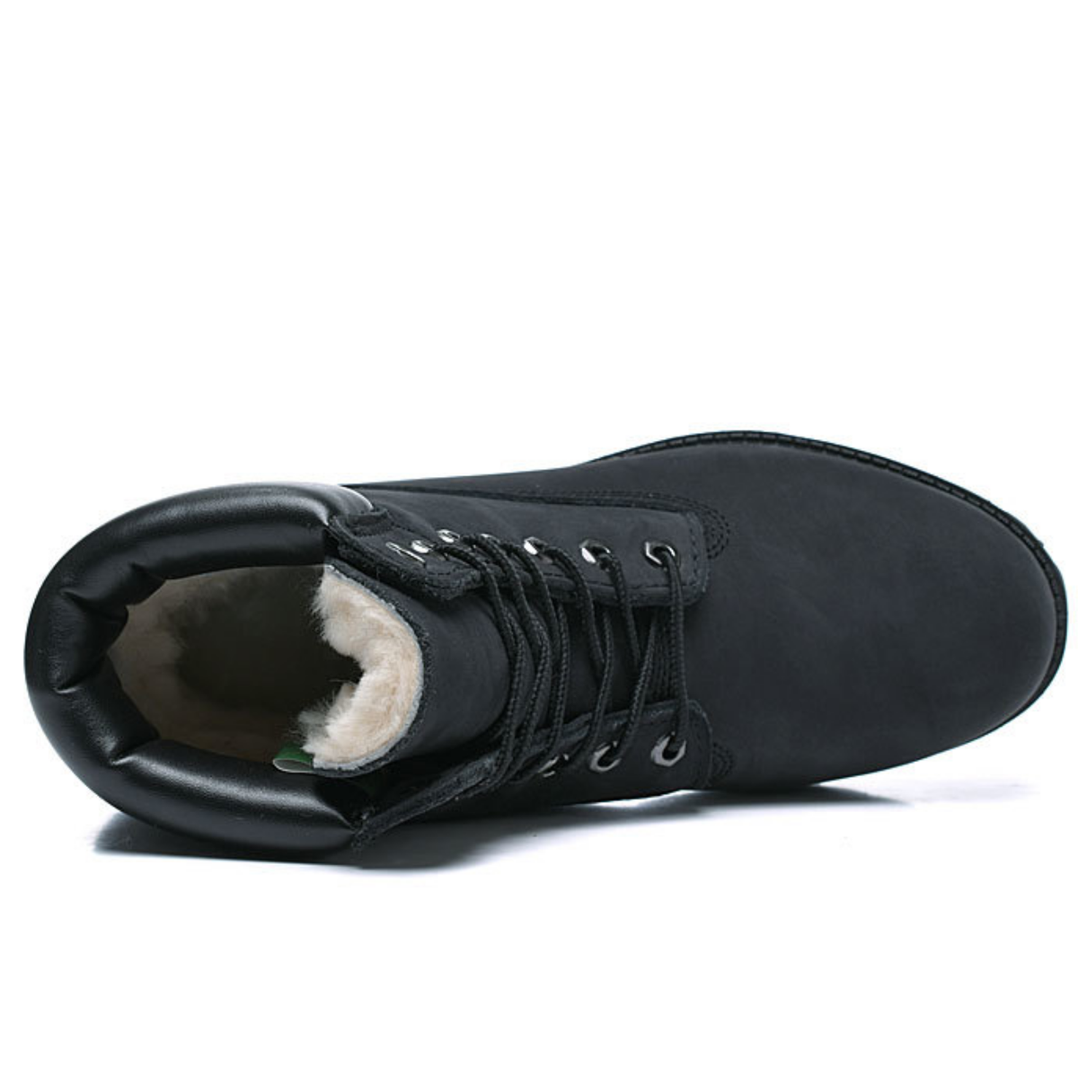 Timberland Premium 6-Inch Warm-Lined Waterproof Boot - Black Shearling