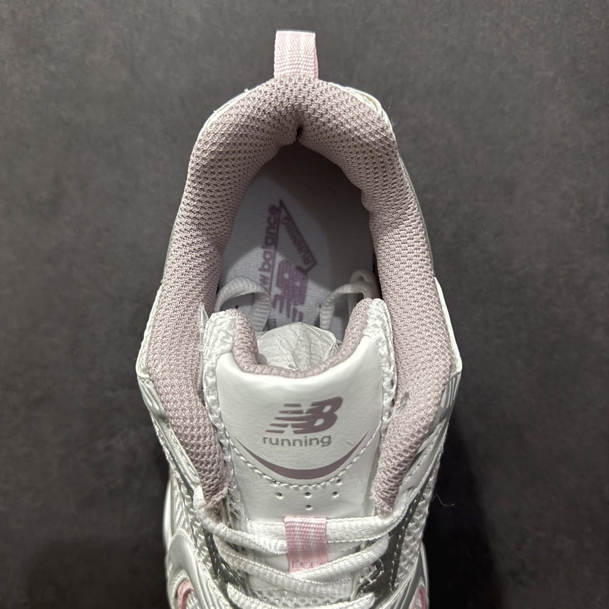 New Balance 530 - White Silver Ice Wine