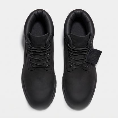 Timberland Premium 6-Inch Waterproof Boot - Black Smooth Leather