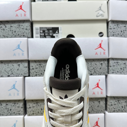 Adidas Drop Step Low 2.0 - White Tint / Collegiate Gold / Brown