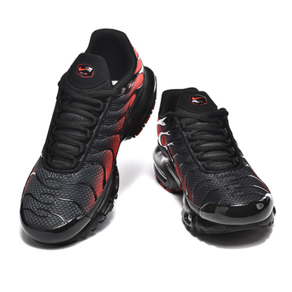 Nike Air Max Plus - Black Bright Crimson Sunset