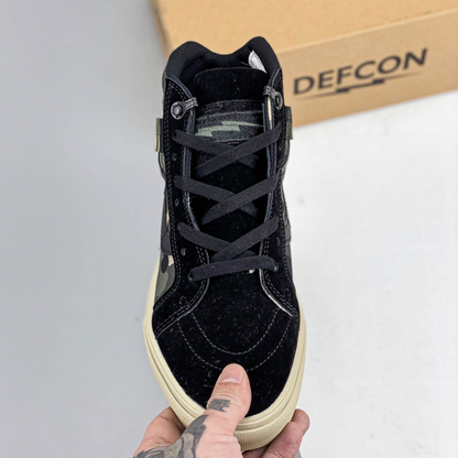 DEFCON X Vans Sk8-Hi Notchback Pro - Multicam Black