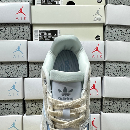Adidas Drop Step Low 2.0 - White / Linen Blue / Beige