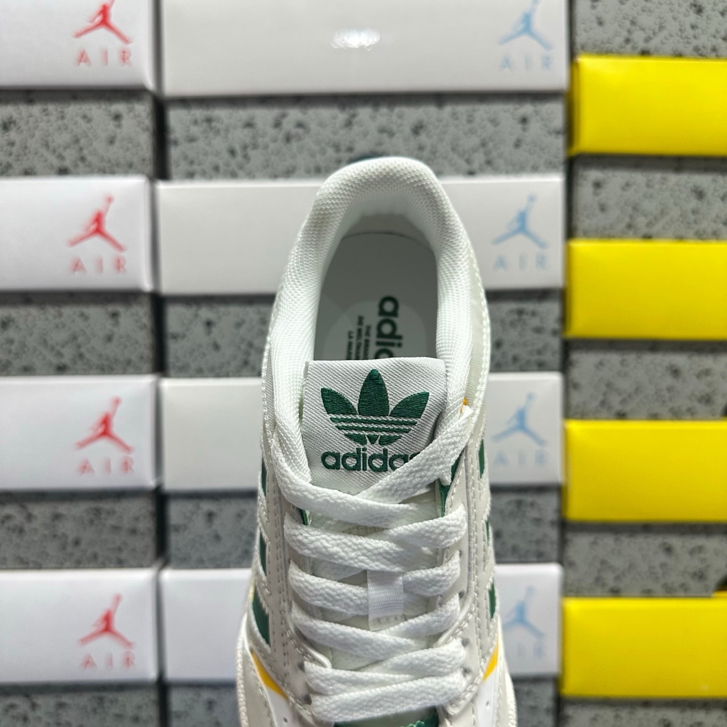 Adidas Drop Step Low - Grey White Green Yellow