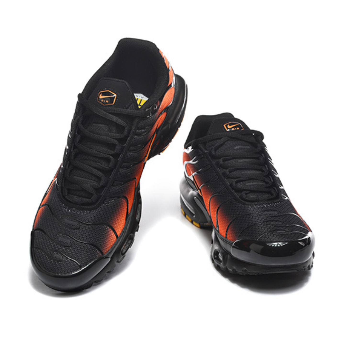 Nike Air Max Plus - Black Bright Crimson Sunset