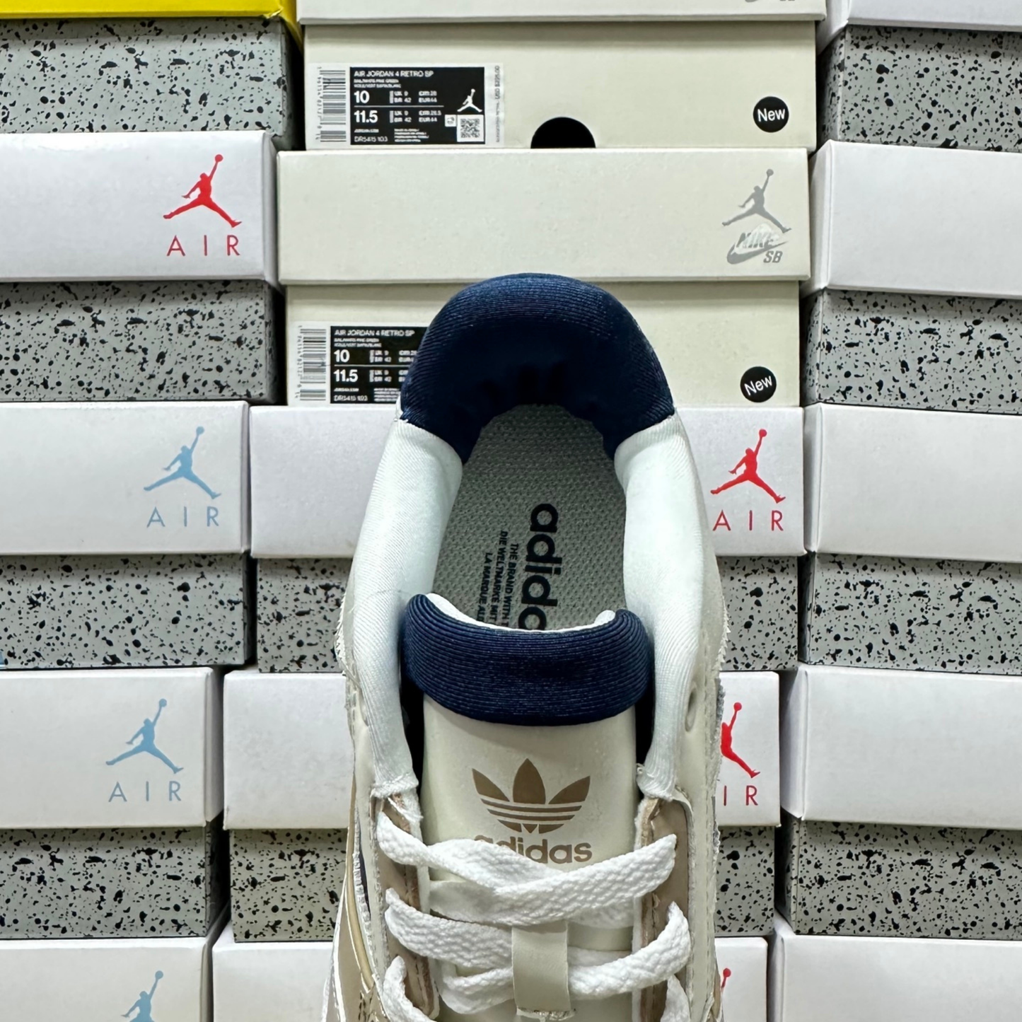 Adidas Drop Step Low 2.0 - White Tint Night Indigo