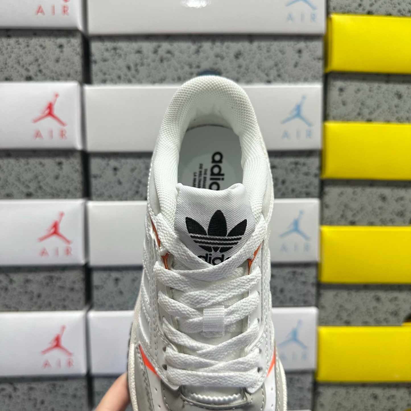 Adidas Drop Step Low - White / Orange