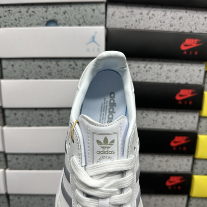 Adidas Samba - Cloud White Silver Metallic