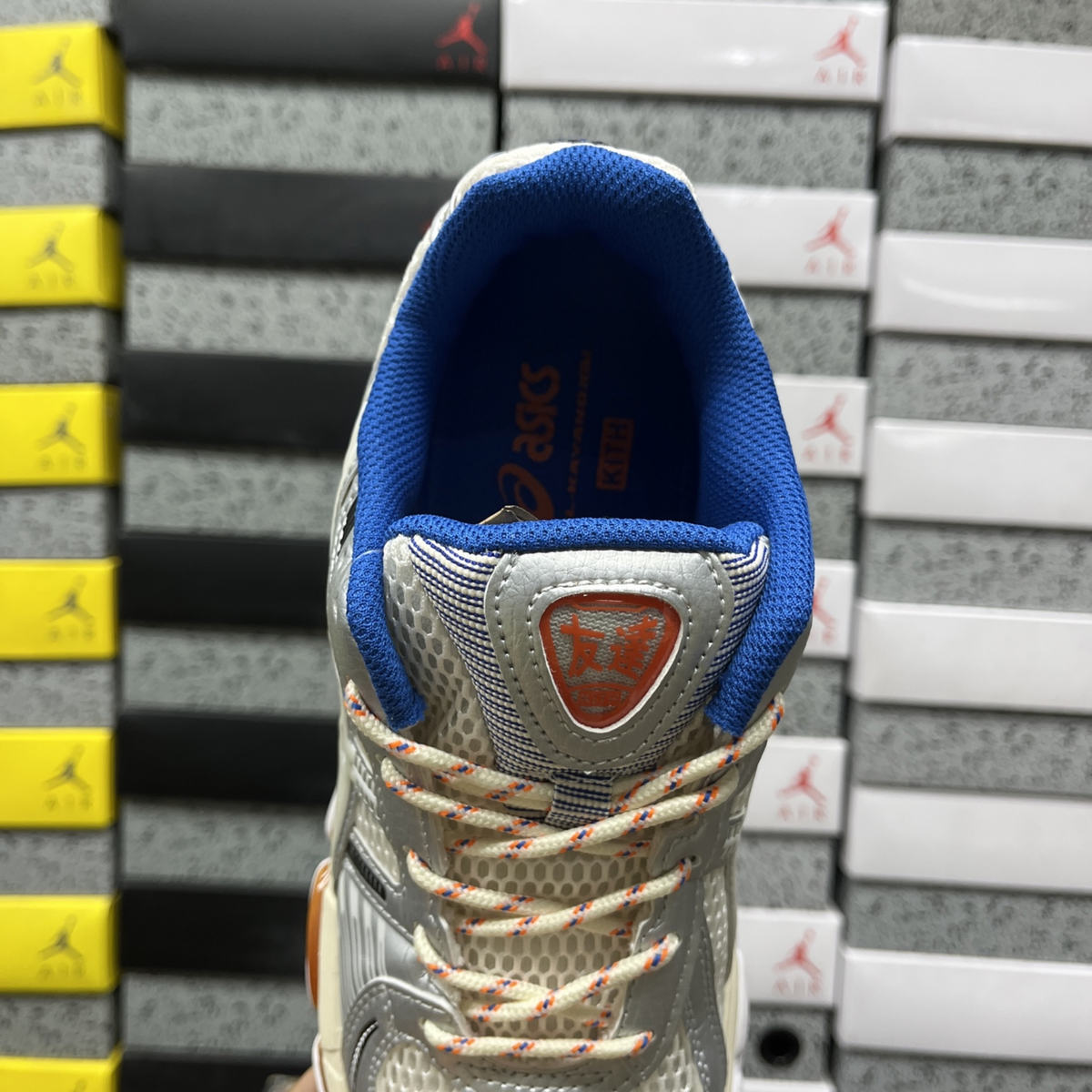 Ronnie Fieg x Asics Gel Kayano 12.1 - Cream Blue Orange