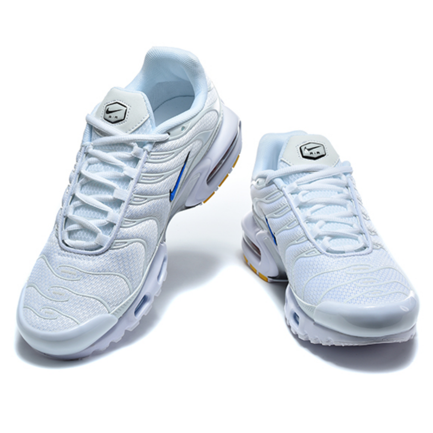 Nike Air Max Plus - White Black Blue Crystal