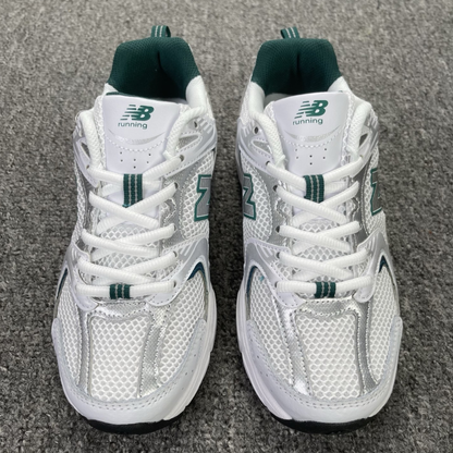 New Balance 530 - White Silver Green