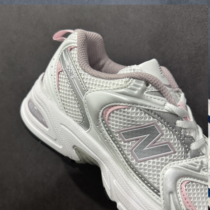 New Balance 530 - White Silver Ice Wine
