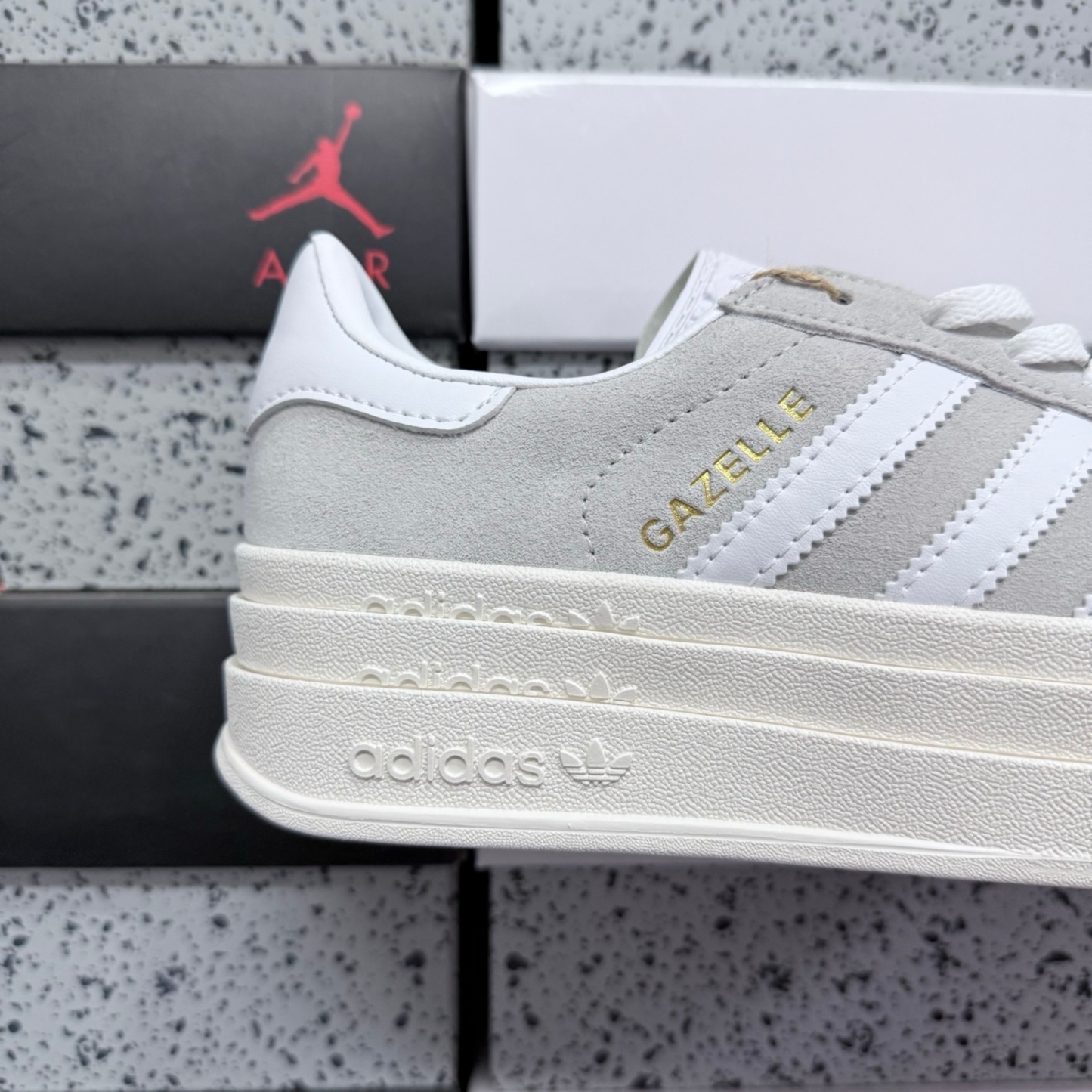 Adidas Gazelle Bold - Grey Two