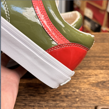 Vans LX Old Skool 36 Patent Leather - Bordeaux Olive