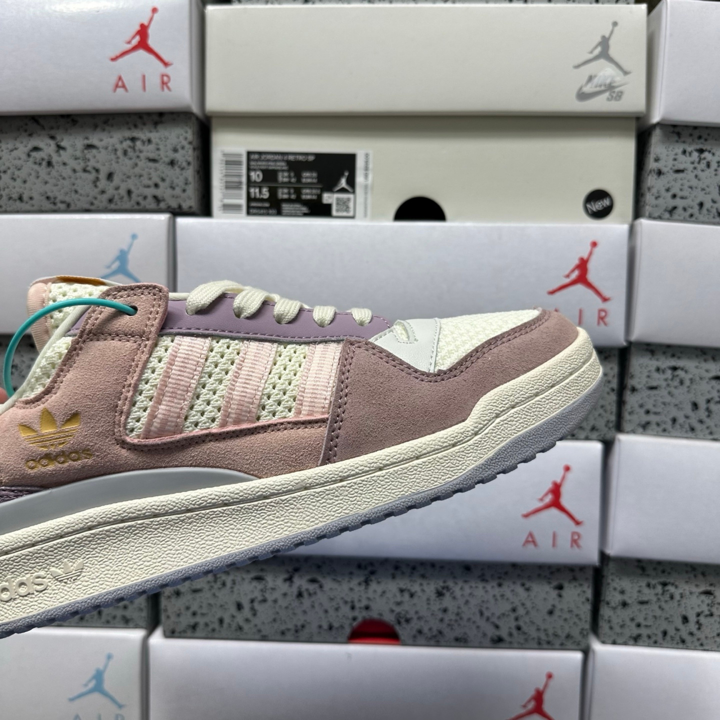 Adidas Forum Low - Cream Pink Purple
