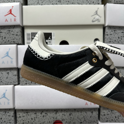 Wales Bonner x Adidas Samba - Pony Tonal Core Black