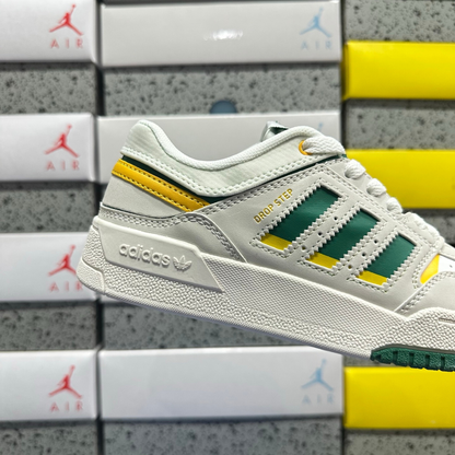 Adidas Drop Step Low - Grey White Green Yellow