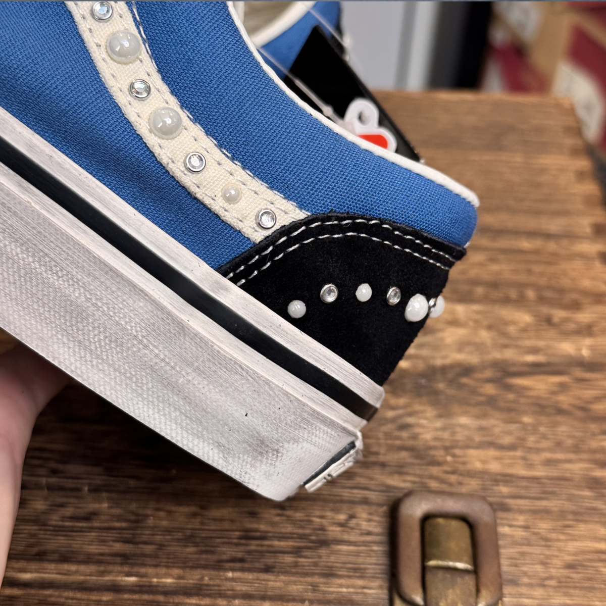 Vans Old Skool 36 Pearlized - Black/Navy Blue