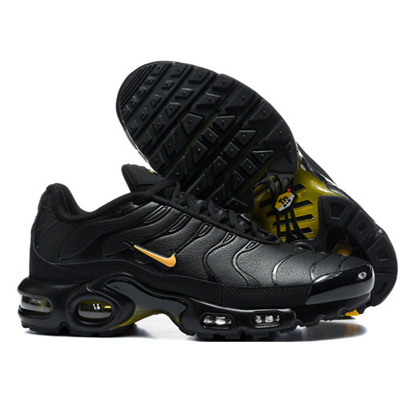 Air Max Plus -  Leather Black Gold