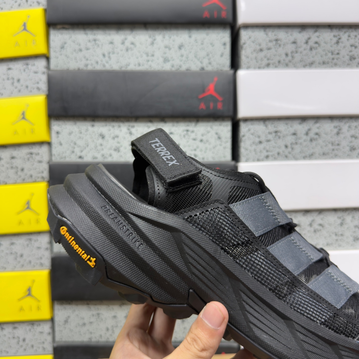Adidas Terrex FreeHiker SL Sandals - Core Black/Grey Five
