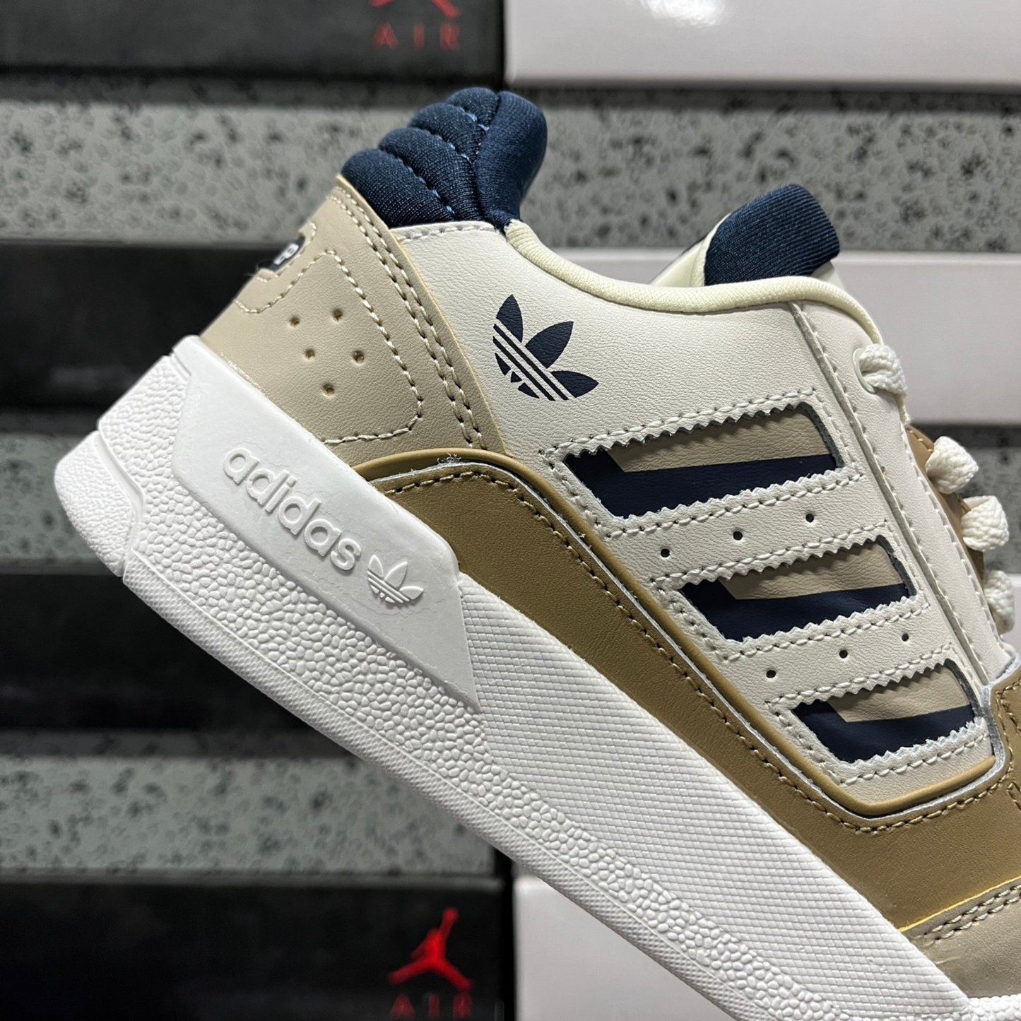 Adidas Drop Step Low 2.0 - White Brown