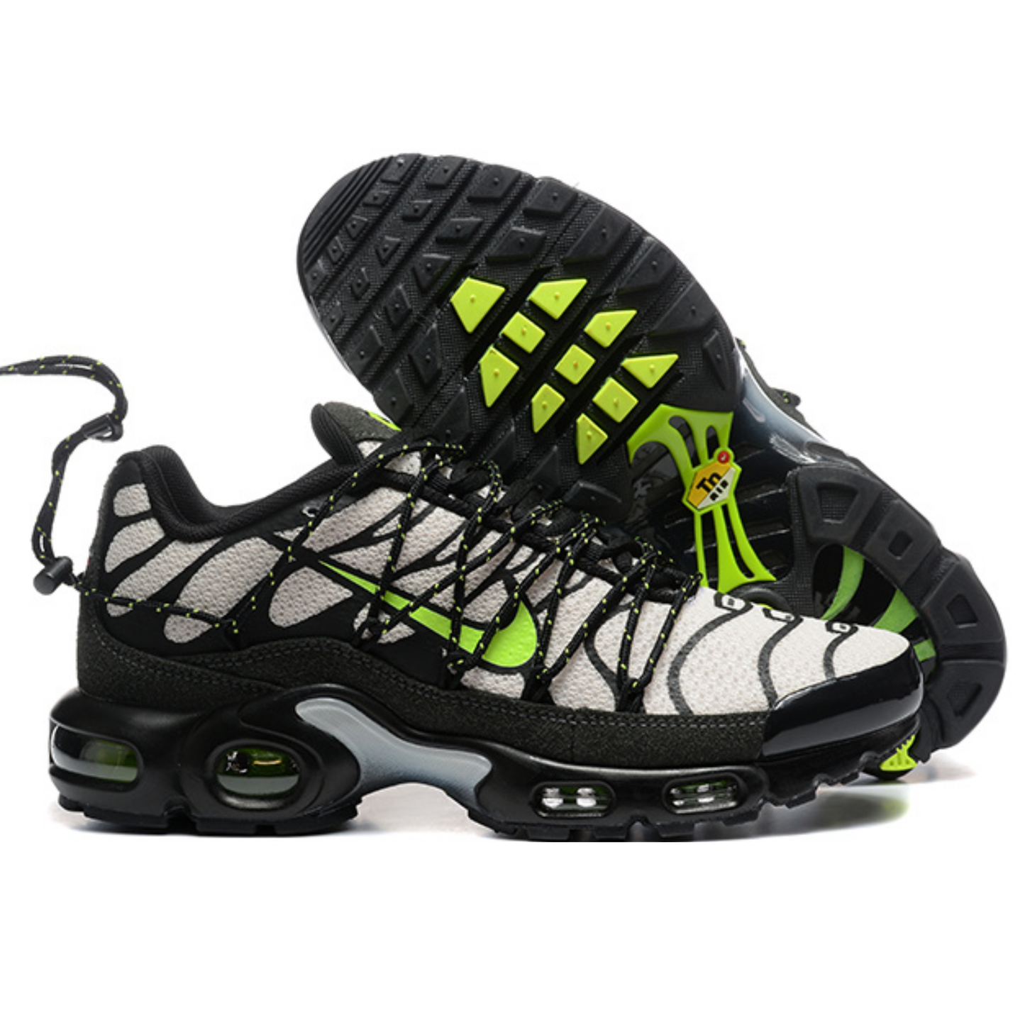 Nike Air Max Plus - Black College Grey Volt