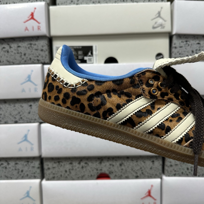 Wales Bonner x Adidas Samba -  Pony Leopard