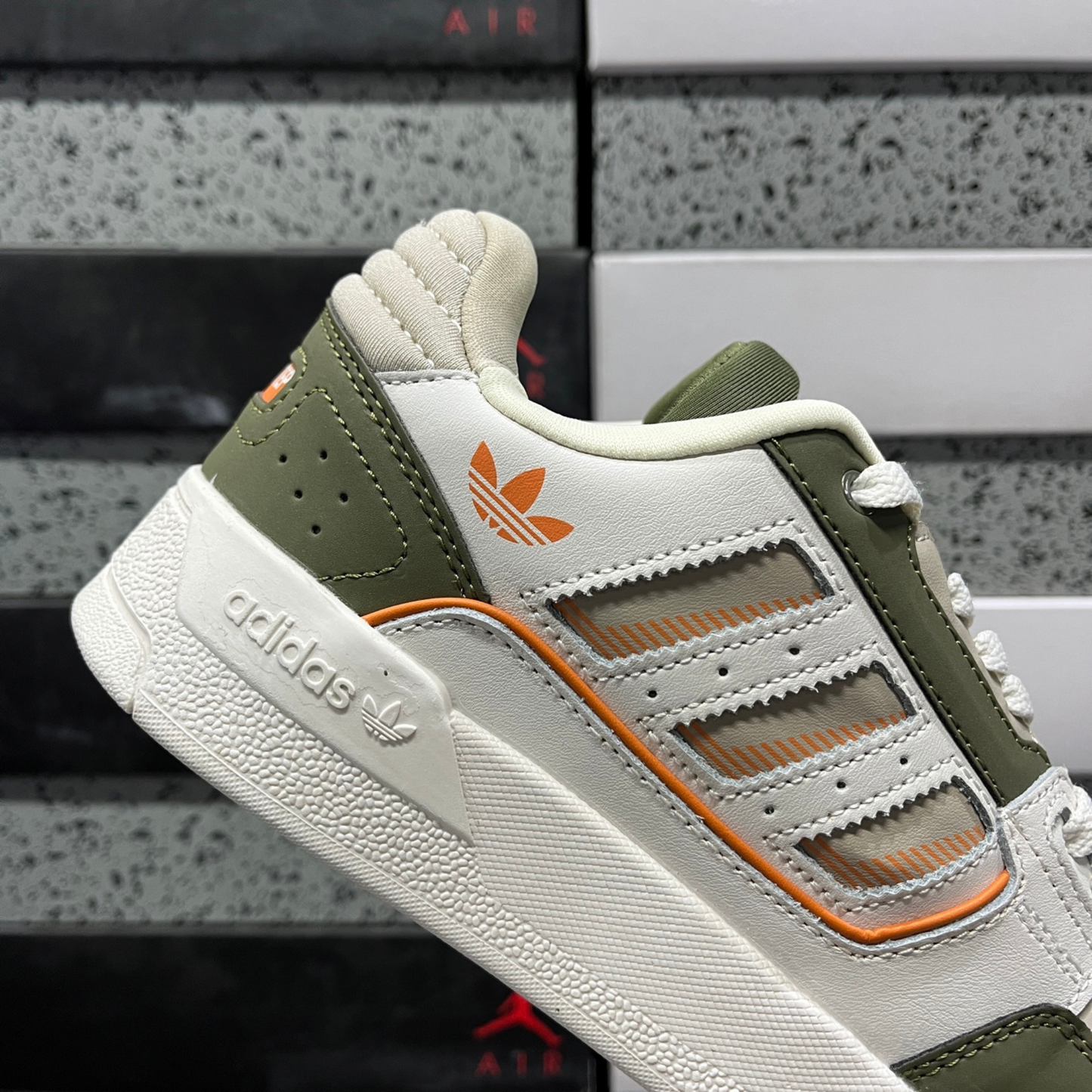 Adidas Drop Step Low 2.0 - Deep Olive Green