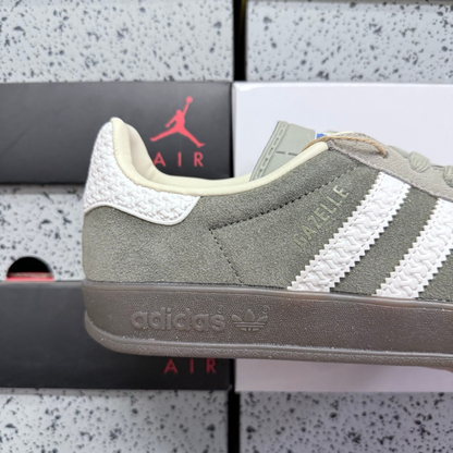 Adidas Gazelle Indoor - Silver Green Core Black