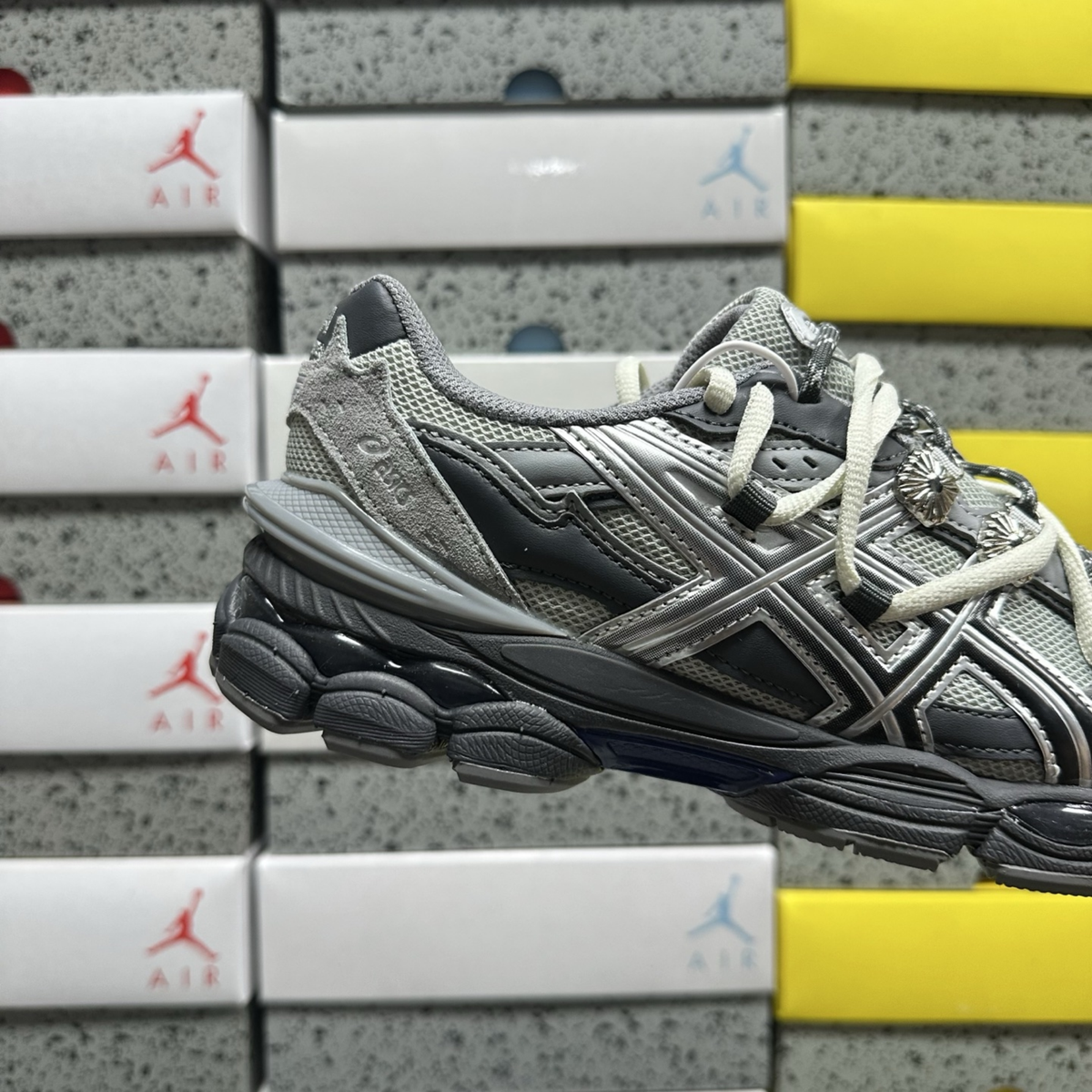 Toga x Asics Gel Cumulus 16 - Grey Black Pure Silver