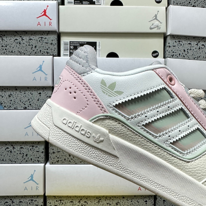 Adidas Drop Step Low 2.0 - White Linen Green / Pink