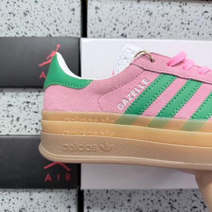 Adidas Gazelle Bold - Pink Green