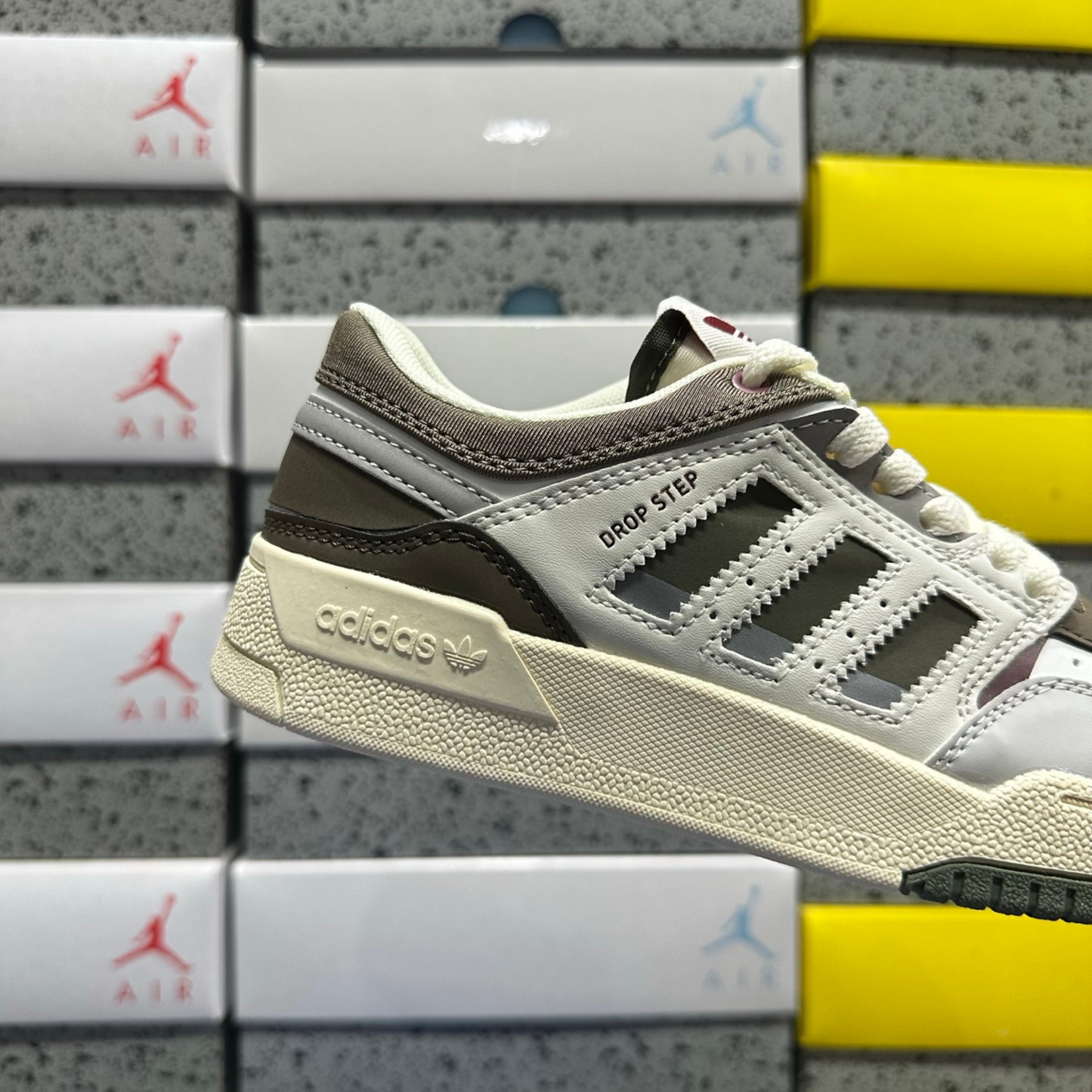 Adidas Drop Step Low - White / Green