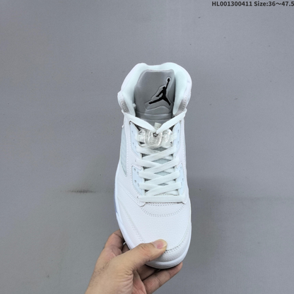 Air Jordan 5 - White Metallic