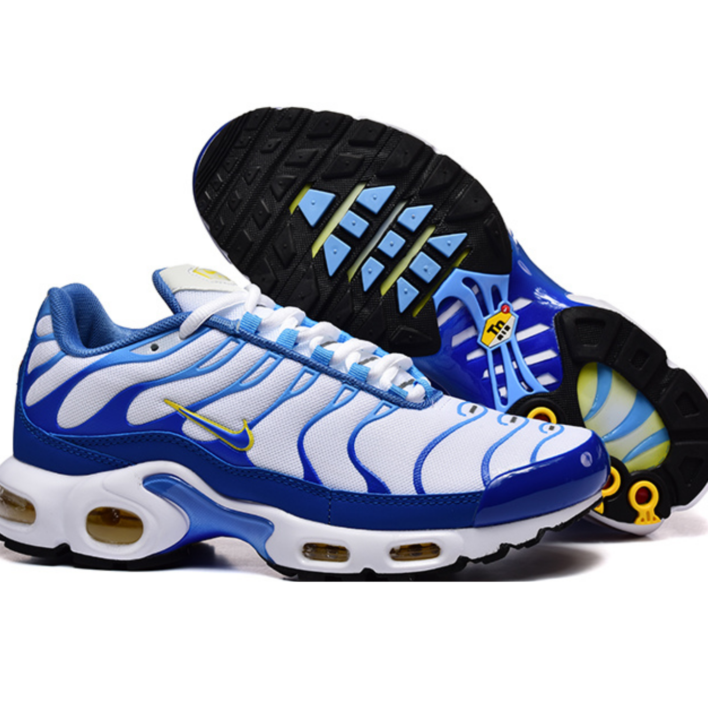 Nike Air Max Plus - White Lyon Blue Varsity Maize