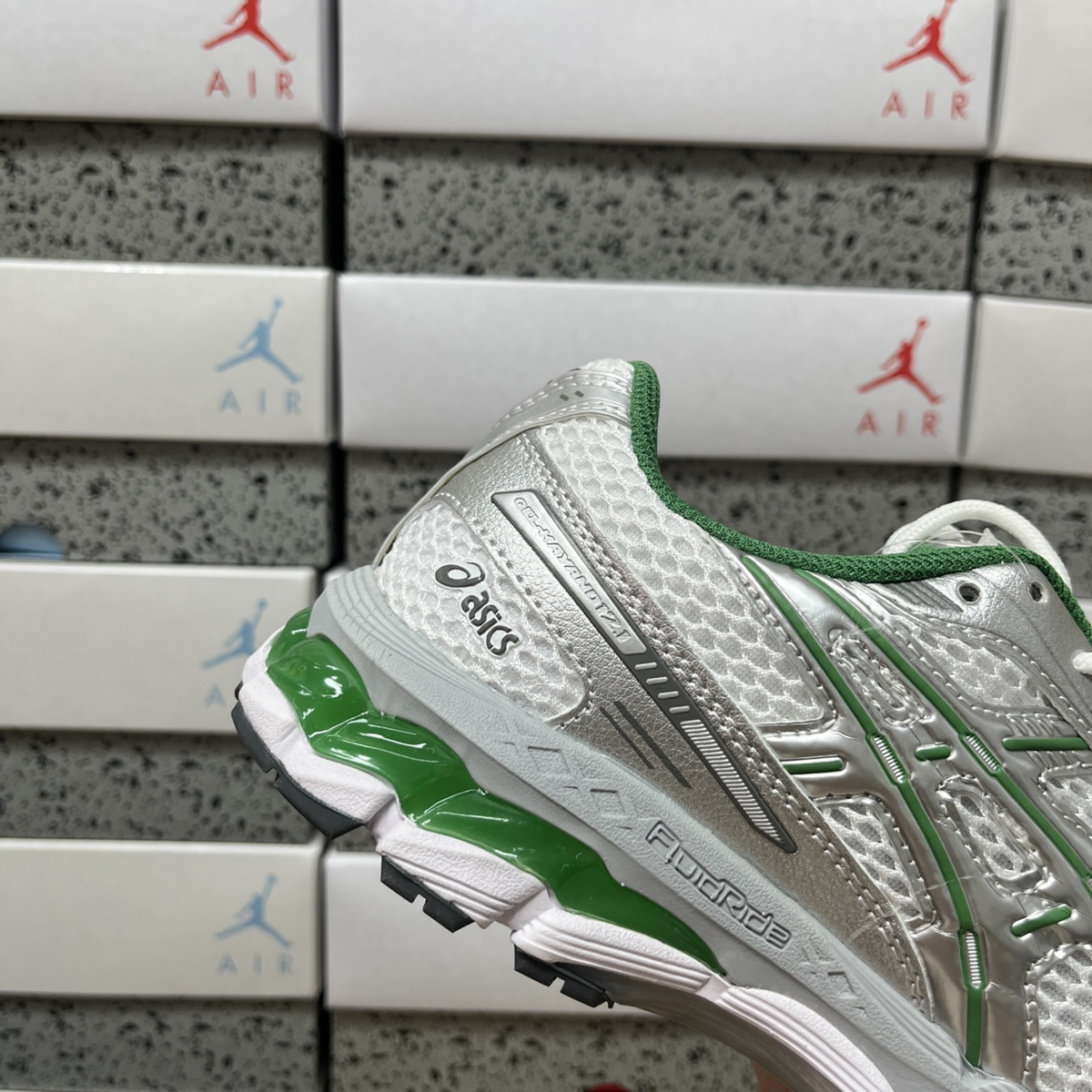 Asics Gel Kayano 12.1 - White Pure Silver Green